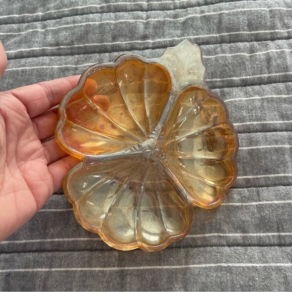 Vintage Carnival Glass Trinket Holder - Picture 3 of 5